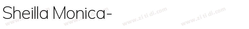Sheilla Monica字体转换